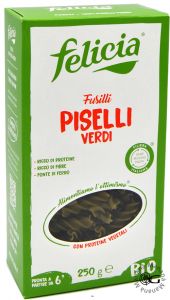Felicia Fusilli di Piselli Verdi Bio 250 g.