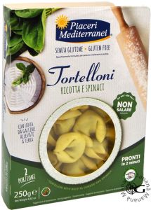 Piaceri Mediterranei Tortelloni Ricotta e Spinaci 250 g.