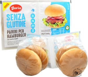 Doria Panini per Hamburger 300 g.