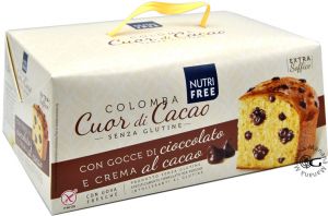 Nutrifree Colomba Cuor di Cacao 400 g.