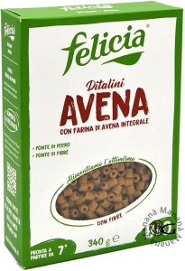 Felicia Ditalini con Farina di Avena Integrale Bio 340 g.
