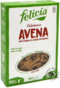 Felicia Caserecce con Farina di Avena Integrale Bio 340 g.